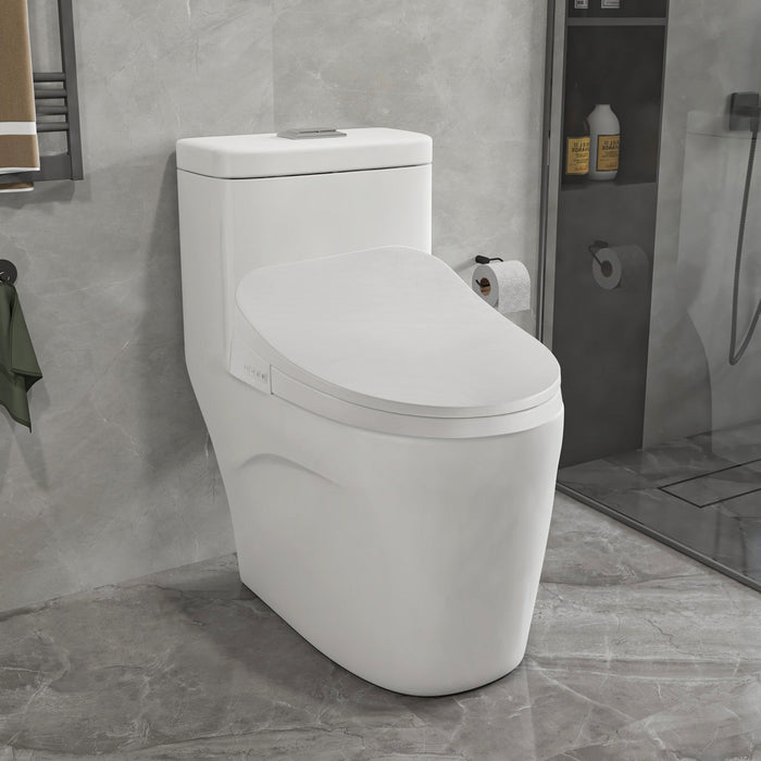 Vanity Art Smart Heated Bidet Toilet Seat with Remote Control - HomeBeyond