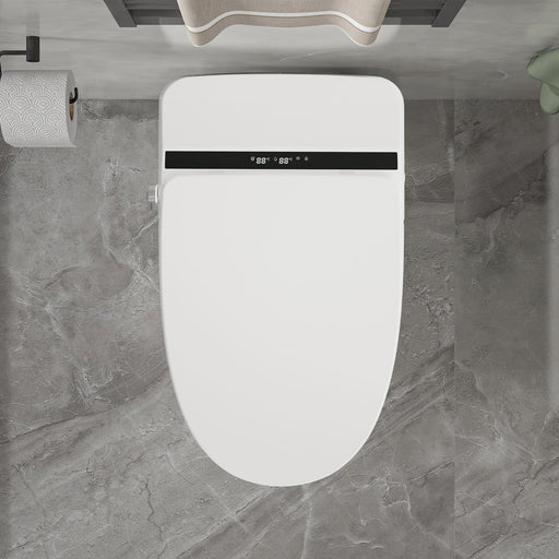 Vanity Art Smart Toilet with Auto Lid Open and Close, Elongated Heat Seat, Warm Water, Air Dry - HomeBeyond