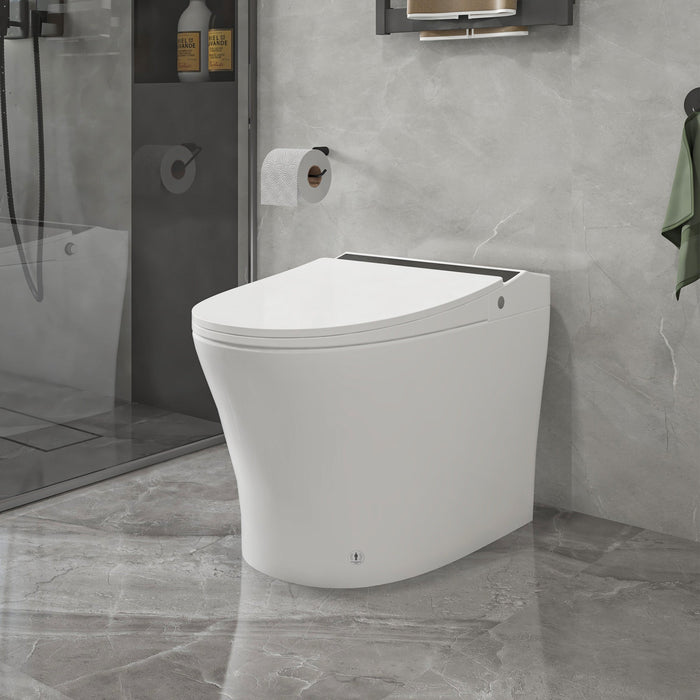 Vanity Art Smart Toilet with Elongated Slow Down Heated Seat - HomeBeyond