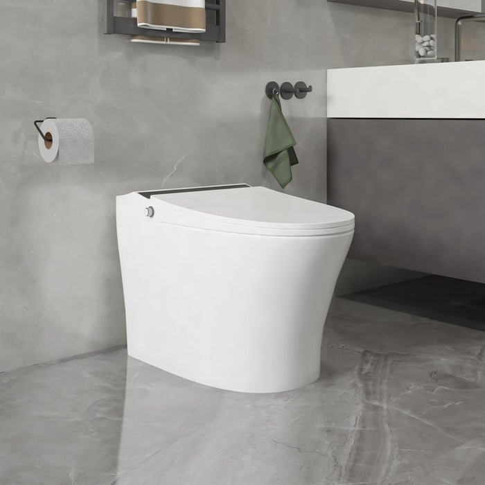 Vanity Art Smart Toilet with Elongated Slow Down Heated Seat - HomeBeyond