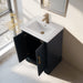 Vannes 24" Single Sink Bathroom Vanity in Silver Grey / White / Vintage Green / Vintage Spruce Blue - HomeBeyond