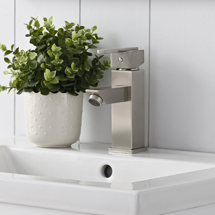 Vannes 24" Single Sink Bathroom Vanity in Silver Grey / White / Vintage Green / Vintage Spruce Blue - HomeBeyond