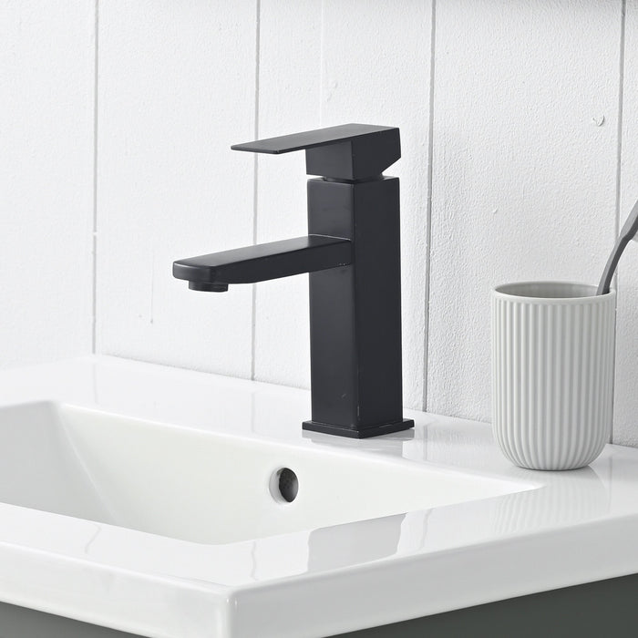 Vannes 24" Single Sink Bathroom Vanity in Silver Grey / White / Vintage Green / Vintage Spruce Blue - HomeBeyond