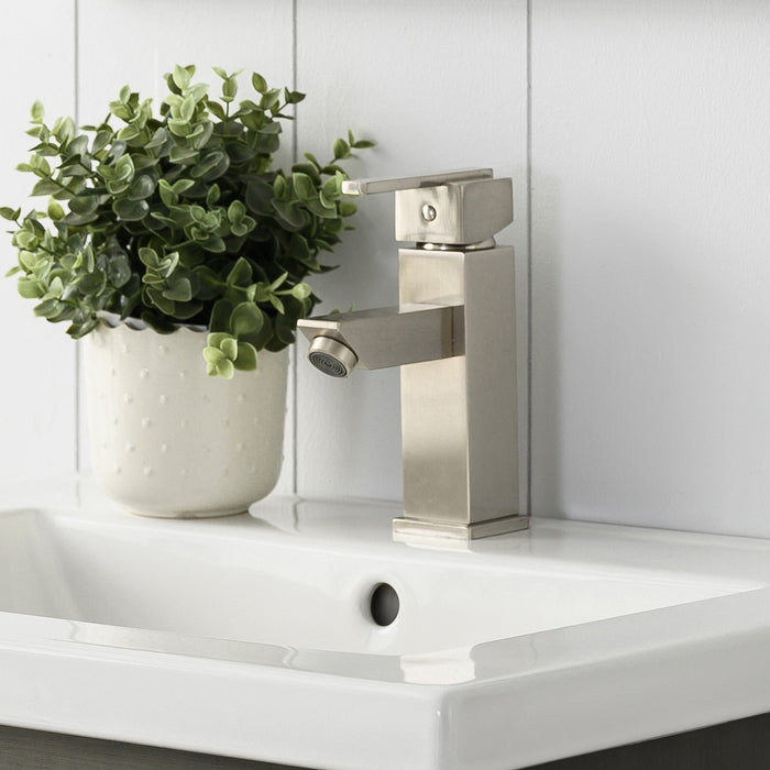 Vannes 24" Single Sink Bathroom Vanity in Silver Grey / White / Vintage Green / Vintage Spruce Blue - HomeBeyond