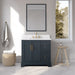 Vannes 36" Single Sink Bathroom Vanity in Silver Grey / White / Vintage Green / Vintage Spruce Blue - HomeBeyond