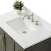 Vannes 36" Single Sink Bathroom Vanity in Silver Grey / White / Vintage Green / Vintage Spruce Blue - HomeBeyond