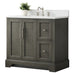 Vannes 36" Single Sink Bathroom Vanity in Silver Grey / White / Vintage Green / Vintage Spruce Blue - HomeBeyond