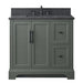 Vannes 36" Single Sink Bathroom Vanity in Silver Grey / White / Vintage Green / Vintage Spruce Blue - HomeBeyond