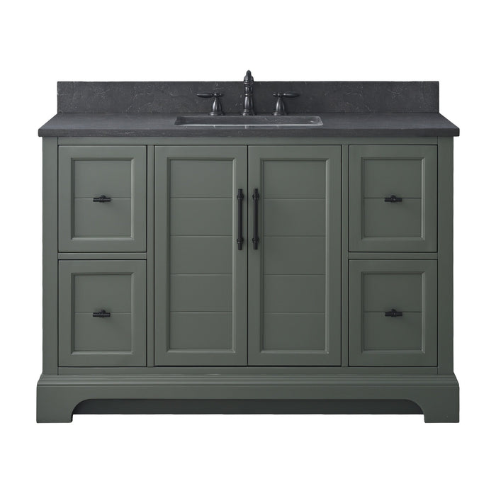 Vannes 48" Single Sink Bathroom Vanity in Silver Grey / White / Vintage Green / Vintage Spruce Blue - HomeBeyond