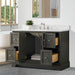 Vannes 48" Single Sink Bathroom Vanity in Silver Grey / White / Vintage Green / Vintage Spruce Blue - HomeBeyond