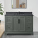 Vannes 48" Single Sink Bathroom Vanity in Silver Grey / White / Vintage Green / Vintage Spruce Blue - HomeBeyond