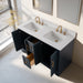 Vannes 54" Double Sink Bathroom Vanity in Silver Grey / White / Vintage Green / Vintage Spruce Blue - HomeBeyond