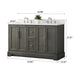 Vannes 54" Double Sink Bathroom Vanity in Silver Grey / White / Vintage Green / Vintage Spruce Blue - HomeBeyond