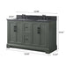 Vannes 54" Double Sink Bathroom Vanity in Silver Grey / White / Vintage Green / Vintage Spruce Blue - HomeBeyond