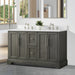 Vannes 54" Double Sink Bathroom Vanity in Silver Grey / White / Vintage Green / Vintage Spruce Blue - HomeBeyond