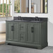 Vannes 54" Double Sink Bathroom Vanity in Silver Grey / White / Vintage Green / Vintage Spruce Blue - HomeBeyond