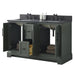 Vannes 54" Double Sink Bathroom Vanity in Silver Grey / White / Vintage Green / Vintage Spruce Blue - HomeBeyond