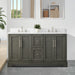 Vannes 60" Double Sink Bathroom Vanity in Silver Grey / White / Vintage Green / Vintage Spruce Blue - HomeBeyond