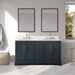 Vannes 60" Double Sink Bathroom Vanity in Silver Grey / White / Vintage Green / Vintage Spruce Blue - HomeBeyond