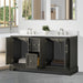 Vannes 60" Double Sink Bathroom Vanity in Silver Grey / White / Vintage Green / Vintage Spruce Blue - HomeBeyond