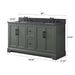 Vannes 60" Double Sink Bathroom Vanity in Silver Grey / White / Vintage Green / Vintage Spruce Blue - HomeBeyond
