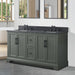 Vannes 60" Double Sink Bathroom Vanity in Silver Grey / White / Vintage Green / Vintage Spruce Blue - HomeBeyond