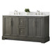 Vannes 60" Double Sink Bathroom Vanity in Silver Grey / White / Vintage Green / Vintage Spruce Blue - HomeBeyond