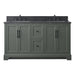 Vannes 60" Double Sink Bathroom Vanity in Silver Grey / White / Vintage Green / Vintage Spruce Blue - HomeBeyond