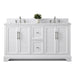 Vannes 60" Double Sink Bathroom Vanity in Silver Grey / White / Vintage Green / Vintage Spruce Blue - HomeBeyond