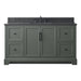 Vannes 60" Single Sink Bathroom Vanity in Silver Grey/ White / Vintage Green / Vintage Spruce Blue - HomeBeyond