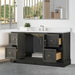 Vannes 60" Single Sink Bathroom Vanity in Silver Grey/ White / Vintage Green / Vintage Spruce Blue - HomeBeyond