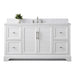 Vannes 60" Single Sink Bathroom Vanity in Silver Grey/ White / Vintage Green / Vintage Spruce Blue - HomeBeyond