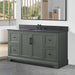 Vannes 60" Single Sink Bathroom Vanity in Silver Grey/ White / Vintage Green / Vintage Spruce Blue - HomeBeyond