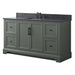 Vannes 60" Single Sink Bathroom Vanity in Silver Grey/ White / Vintage Green / Vintage Spruce Blue - HomeBeyond