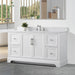 Vannes 60" Single Sink Bathroom Vanity in Silver Grey/ White / Vintage Green / Vintage Spruce Blue - HomeBeyond
