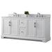 Vannes 72" Double Sink Bathroom Vanity in Silver Grey / White / Vintage Green / Vintage Spruce Blue - HomeBeyond