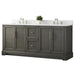 Vannes 72" Double Sink Bathroom Vanity in Silver Grey / White / Vintage Green / Vintage Spruce Blue - HomeBeyond