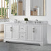 Vannes 72" Double Sink Bathroom Vanity in Silver Grey / White / Vintage Green / Vintage Spruce Blue - HomeBeyond