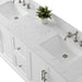 Vannes 72" Double Sink Bathroom Vanity in Silver Grey / White / Vintage Green / Vintage Spruce Blue - HomeBeyond