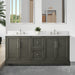 Vannes 72" Double Sink Bathroom Vanity in Silver Grey / White / Vintage Green / Vintage Spruce Blue - HomeBeyond