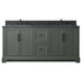 Vannes 72" Double Sink Bathroom Vanity in Silver Grey / White / Vintage Green / Vintage Spruce Blue - HomeBeyond