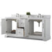 Vannes 72" Double Sink Bathroom Vanity in Silver Grey / White / Vintage Green / Vintage Spruce Blue - HomeBeyond