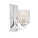 1 Light Dimmable Chrome Armed Sconce Lighting - HomeBeyond