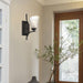 1 Light Dimmable Vintage Black Armed Sconce Lighting - HomeBeyond