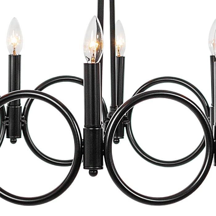 12 Light Wagon Wheel Candle Style Chandelier - HomeBeyond