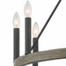 12-Lights Wagon Wheel Chandelier Light Farmhouse Candle Ceiling Light Fixtures - HomeBeyond