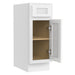 12" Single Right Offset Vanity Base Cabinet - HomeBeyond