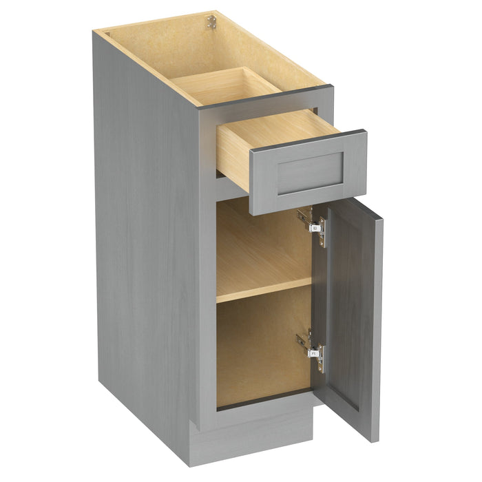 12" Single Right Offset Vanity Base Cabinet - HomeBeyond