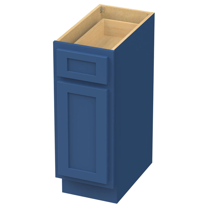 12" Single Right Offset Vanity Base Cabinet - HomeBeyond