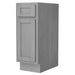 12" Single Right Offset Vanity Base Cabinet - HomeBeyond